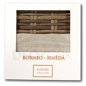 Samples of the BORNEO LUXURY brown assembly