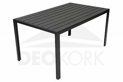 TRENTO aluminum table 150 x 90 cm