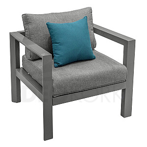 Aluminum armchair VANCOUVER (grey)