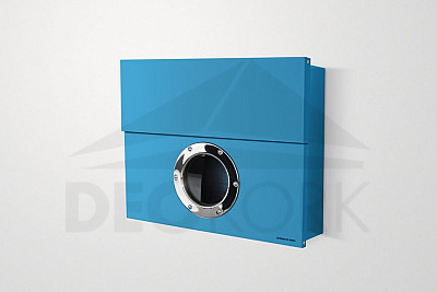 Letter box RADIUS DESIGN (LETTERMANN XXL blue 550N) blue