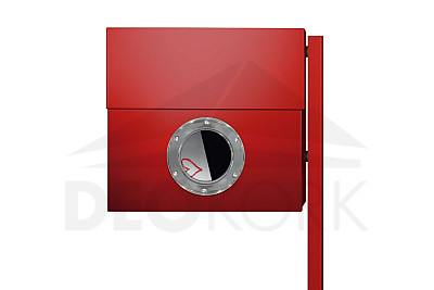 Letter box RADIUS DESIGN (LETTERMANN XXL STANDING red 567R) red