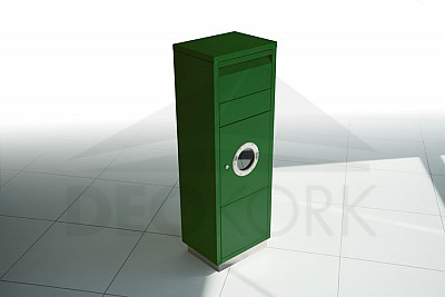 Parcel box RADIUS DESIGN (LETTERMANN standing ovation 1 darkgreen 600O) dark green