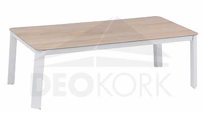 Aluminum table NOVARA (white)