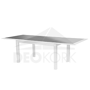 Aluminum table VERMONT 216/316 cm (white)