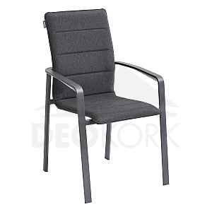 Aluminum armchair CAPRI (anthracite)