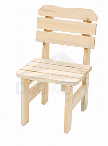Solid wooden garden chair made of pine wood 32 mm