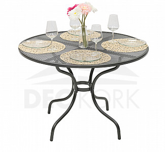 Round metal table ø 90 cm