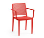 Plastic armchair with armrests STOCKHOLM (various colors)
