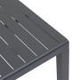 Aluminum table ACAPULCO 116x70 cm (anthracite)