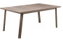 Aluminum table ALORA 170/264x101 cm (grey-brown)