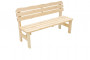 Solid wood garden bench made of pine wood 32 mm (200 cm)