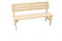 Solid wood garden bench made of pine wood 32 mm (150 cm)