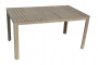 Rectangular garden table CHESTERFIELD (grey patina)