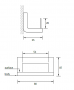 BIO wall-mounted fireplace Radius design cologne (WALL FLAME I. 536A)