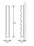Bottle rack RADIUS DESIGN (FLASCHENWANDREGAL edestahl 523A)