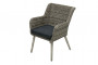 Rattan garden chair VICTORIA (grey)