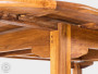 Garden teak table oval ELEGANTE (various lengths)