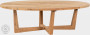 Garden solid teak table FLORES RECYCLE (various lengths)