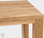 Garden solid teak table FLOSS RECYCLE (various lengths)