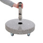 Doppler Mobile granite stand with wheels Expert 50kg CLICK-IT