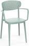 Plastic chair with armrests OSLO (various colors)