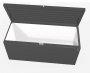 Design purpose box LoungeBox (dark gray metallic)