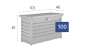 Storage Lock Box (Grey Quartz Metallic)