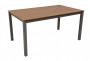 Garden rattan table CALVIN 150x90 cm (brown)