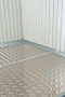 Aluminum floor plate BIOHORT Highline HS H1 - 243.6 × 123.6 cm