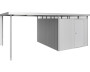 Side roof BIOHORT Highline H2 L - 282 × 195 cm (silver metallic)