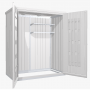 Biohort tool cabinet size 150 155 x 83 (silver metallic)