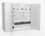 Biohort tool cabinet size 230 227 x 83 (silver metallic)