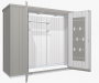 Biohort tool cabinet size 230 227 x 83 (gray quartz metallic)