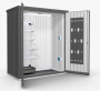 Biohort tool cabinet size 150 155 x 83 (dark gray metallic)