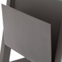 Metal side table LISBON (grey-brown)
