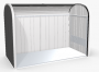 Multi-purpose roller shutter box StoreMax size 160 163 x 78 x 120 (gray quartz metallic)