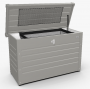 Outdoor storage box FreizeitBox 101 x 46 x 61 (gray quartz metallic)