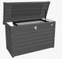 Outdoor storage box FreizeitBox 159 x 79 x 83 (dark gray metallic)