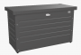 Outdoor storage box FreizeitBox 159 x 79 x 83 (dark gray metallic)