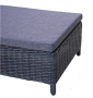 CORONA rattan deckchair incl. cushions (anthracite)