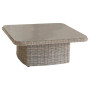 Rattan dining/storage table BORNEO LUXURY (brown)