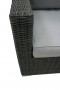 Rattan variable set SEVILLA for 5 people (anthracite)