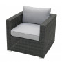 Rattan variable set SEVILLA 1+2+1 for 5 people (anthracite)
