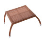 Artificial rattan garden deckchair BADE - without TABLE