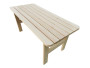 Solid wood garden table made of pine wood 32 mm (150 cm)
