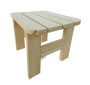 Solid wooden garden stool made of pine wood 32 mm