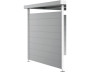 Side wall for side roof BIOHORT Highline H5 H6 (silver metallic)