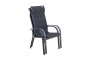 Aluminum armchair fixed MIAMI