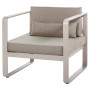 Aluminum armchair MINNESOTA (grey)