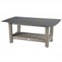 Rattan table 150x100 cm SANTORINI (grey)